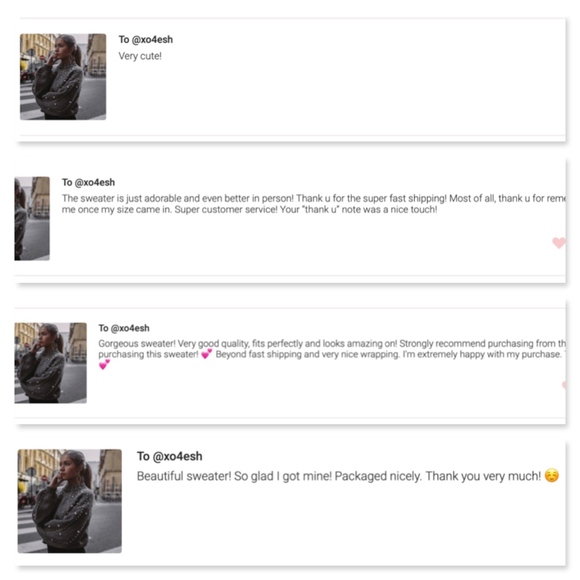 Pearl Beading Lantern Sleeve High Neck Sweater - Picture 8 of 8